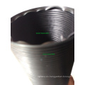 Tubo Flexible Plástico 3 '' ID 90cm Longitud Extendida Negro Universal